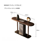 PUレザーウォールナットキャビネット - モダンでスタイリッシュな収納家具 fsu-5240