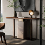 PUレザーウォールナットキャビネット - モダンでスタイリッシュな収納家具 fsu-5240