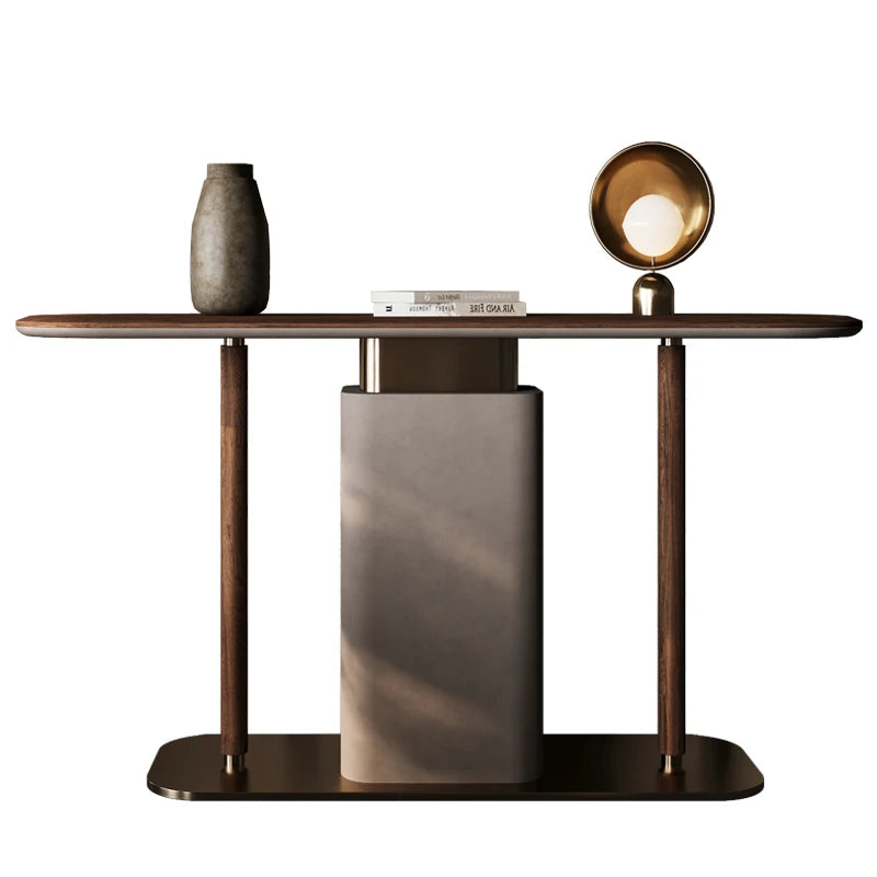 PUレザーウォールナットキャビネット - モダンでスタイリッシュな収納家具 fsu-5240