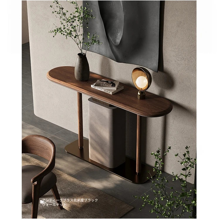 PUレザーウォールナットキャビネット - モダンでスタイリッシュな収納家具 fsu-5240