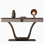 ウォールナット製PUレザーキャビネット - おしゃれで機能的な収納家具 fsu-5241