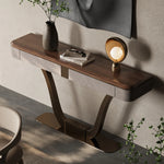 ウォールナット製PUレザーキャビネット - おしゃれで機能的な収納家具 fsu-5241