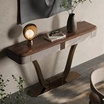 ウォールナット製PUレザーキャビネット - おしゃれで機能的な収納家具 fsu-5241