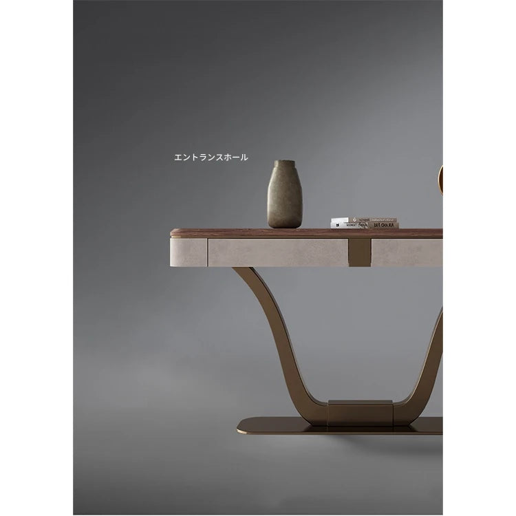 ウォールナット製PUレザーキャビネット - おしゃれで機能的な収納家具 fsu-5241