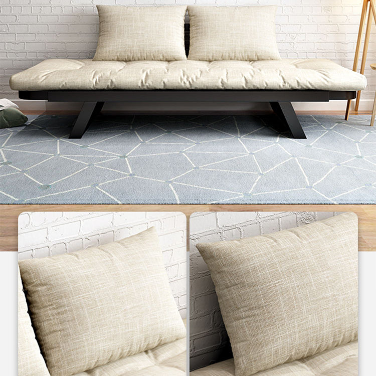 パイン材使用 シリコンフィル入り快適ソファー 綿麻カバー付き fsx-1000