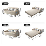 無垢材使用快適ソファー — シリコンフィル&綿麻クッション fsx-1004