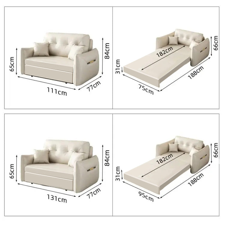 高級多層板エアレザーソファー - 快適シリコンフィルクッション付き fsx-1013
