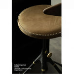 チェア グリーン キャメル カーキ ダークグレー グレー オーク アイアン 銅 合皮 本革 fsz-3312