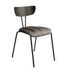 チェア ダークブラウン ダークグレー グリーン グレー イエロー 合皮 多層板 fsz-3317