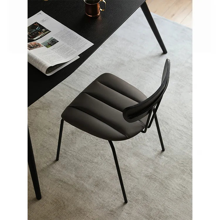 チェア ダークブラウン ダークグレー グリーン グレー イエロー 合皮 多層板 fsz-3317