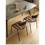 チェア ダークブラウン ダークグレー グリーン グレー イエロー 合皮 多層板 fsz-3317