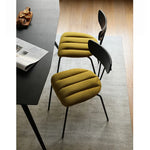 チェア ダークブラウン ダークグレー グリーン グレー イエロー 合皮 多層板 fsz-3317