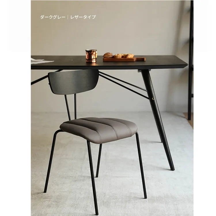 チェア ダークブラウン ダークグレー グリーン グレー イエロー 合皮 多層板 fsz-3317