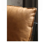 チェア ブラック ブラウン シリコンフィル ダウン 合皮 本革 fsz-3318