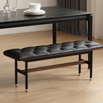 スツール ブラック ライトブラウン 本革 多層板 fsz-3321