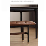 スツール ブラック ライトブラウン 本革 多層板 fsz-3321