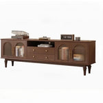 モダン多層板テレビ台 - 強化ガラスデザインで洗練されたインテリアを演出! fvp-4588