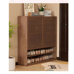 おしゃれな多層板キャビネット - 靴の収納に最適、通気性抜群で整理整頓が楽々! fvp-4593