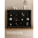 モダンガラスキャビネット – シックなデザインで収納力抜群のインテリア家具 fvp-4595