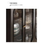 モダンガラスキャビネット – シックなデザインで収納力抜群のインテリア家具 fvp-4595