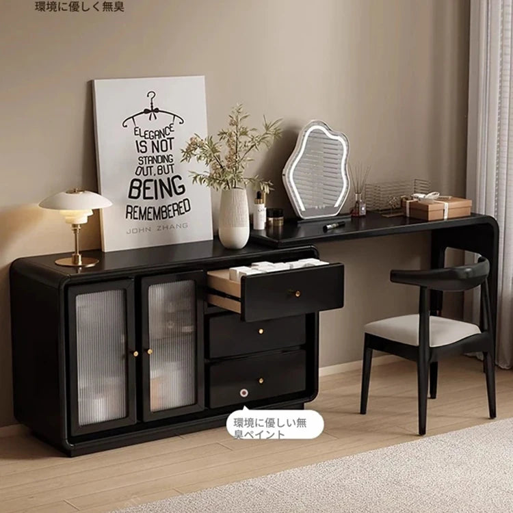 キャビネット3個セット+ガラスキャビネット収納力抜群!スタイリッシュなデザインでお部屋を彩る収納家具 fvp-4596