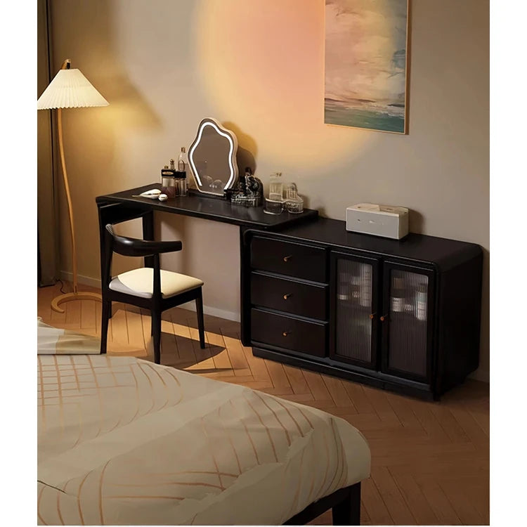 キャビネット3個セット+ガラスキャビネット収納力抜群!スタイリッシュなデザインでお部屋を彩る収納家具 fvp-4596