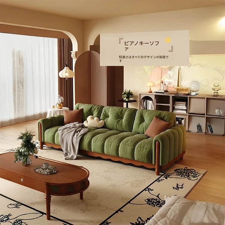 アッシュ材使用!快適な座り心地の第八世代デザイン ソファー - お手入れ簡単で楽々なライフスタイルを実現! fvp-4598