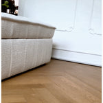 【高級感溢れる】無垢材使用 ソファー シリコンフィル&ホワイトグースダウン ポリエステル繊維クッション贅沢な座り心地 fwlp-937