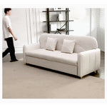 「贅沢な座り心地!パイン材?シリコンフィル使用の高級スエードソファー」 fwlp-940