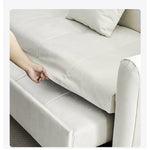 「贅沢な座り心地!パイン材?シリコンフィル使用の高級スエードソファー」 fwlp-940