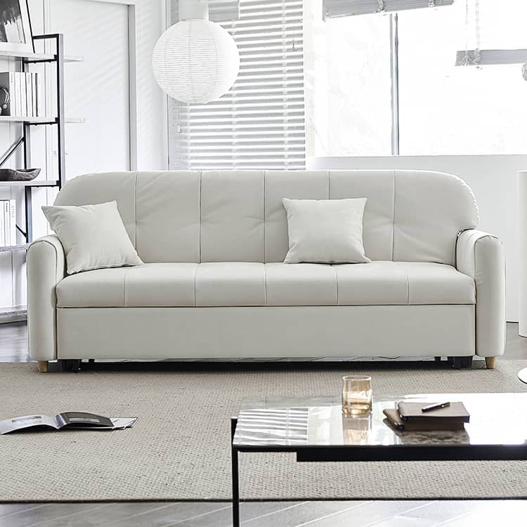 「贅沢な座り心地!パイン材?シリコンフィル使用の高級スエードソファー」 fwlp-940