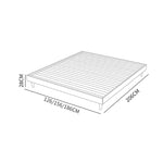 高級ケヤキ無垢材ベッド|職人仕上げの上品なデザイン fxgmz-585