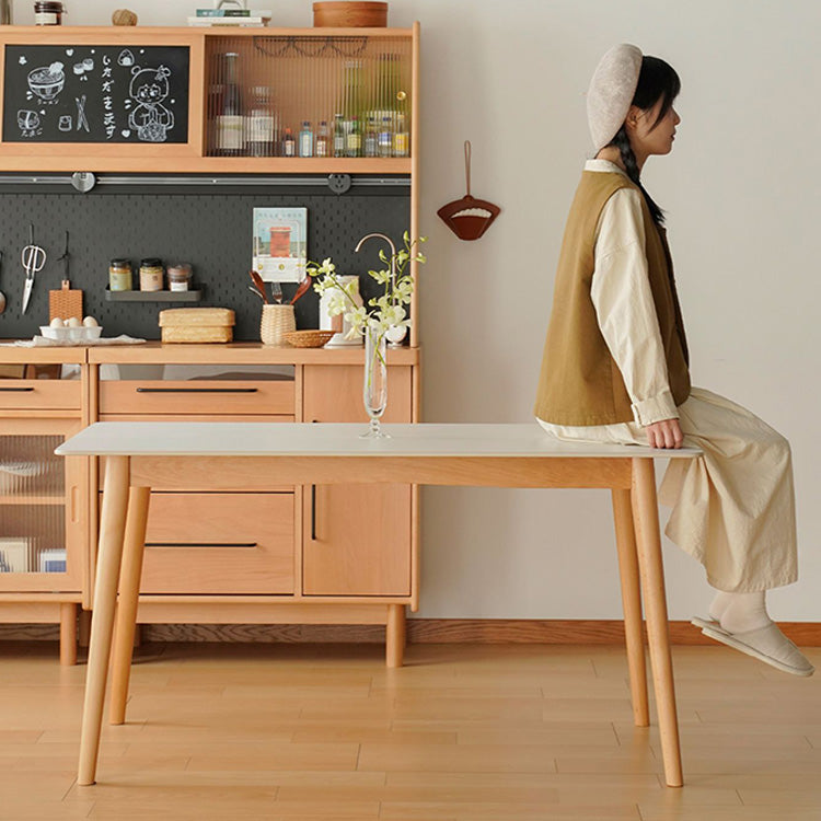 セラミックとケヤキの多層板テーブル | 高級感溢れるデザイン家具 fxgmz-598