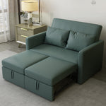 エアレザー製木製フレームの快適ソファーベッド - 一台で二役の優れもの fxgz-277