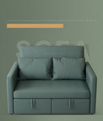 エアレザー製木製フレームの快適ソファーベッド - 一台で二役の優れもの fxgz-277