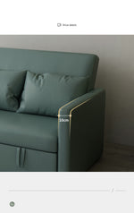 エアレザー製木製フレームの快適ソファーベッド - 一台で二役の優れもの fxgz-277