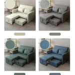 エアレザー製木製フレームの快適ソファーベッド - 一台で二役の優れもの fxgz-277