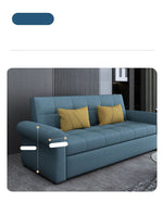 「多機能ソファーベッド 木製フレーム&エアレザー仕上げ 人気快適インテリア」 fxgz-278