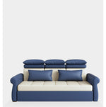 「多機能ソファーベッド 木製フレーム エアレザー仕上げ 快適リビングスペースを」 fxgz-290