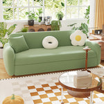 豪華オーク材使用ソファー - 椰纤絲&ダウン&シリコンフィル&ポリエステル繊維クッション fxl-963