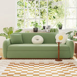 豪華オーク材使用ソファー - 椰纤絲&ダウン&シリコンフィル&ポリエステル繊維クッション fxl-963