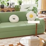 豪華オーク材使用ソファー - 椰纤絲&ダウン&シリコンフィル&ポリエステル繊維クッション fxl-963