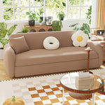 豪華オーク材使用ソファー - 椰纤絲&ダウン&シリコンフィル&ポリエステル繊維クッション fxl-963