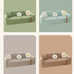 豪華オーク材使用ソファー - 椰纤絲&ダウン&シリコンフィル&ポリエステル繊維クッション fxl-963