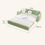 豪華オーク材使用ソファー - 椰纤絲&ダウン&シリコンフィル&ポリエステル繊維クッション fxl-963