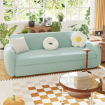 豪華オーク材使用ソファー - 椰纤絲&ダウン&シリコンフィル&ポリエステル繊維クッション fxl-963