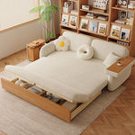 高級オーク材使用 快適椰纖絲&シリコンフィル ソファー プレミアムネル仕上げ fxl-965