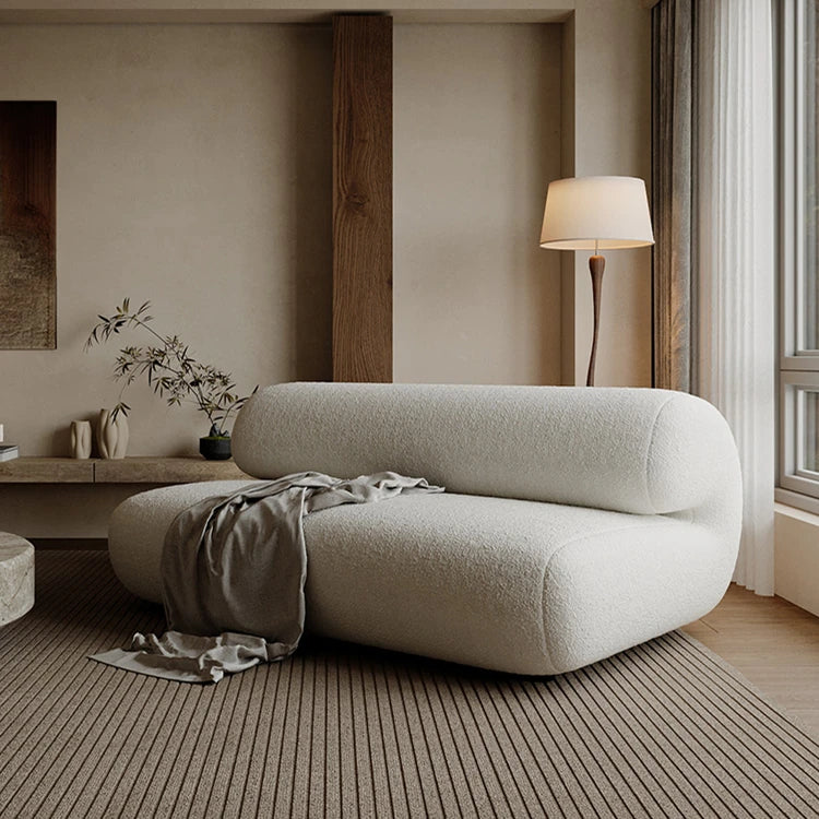 スタイリッシュなパインシープボアソファー|モダンデザインでリラックス空間を演出! fxmj-3037