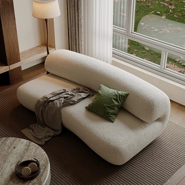 スタイリッシュなパインシープボアソファー|モダンデザインでリラックス空間を演出! fxmj-3037