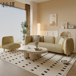 おしゃれなパインエアレザーソファー|モダンリビングに最適なスタイリッシュデザイン|快適な座り心地 fxmj-3038